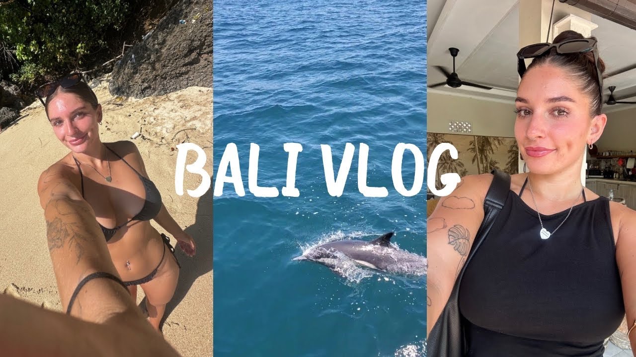 Scootering from Canggu to north Bali & swimming with the dolphins in Lovina!!