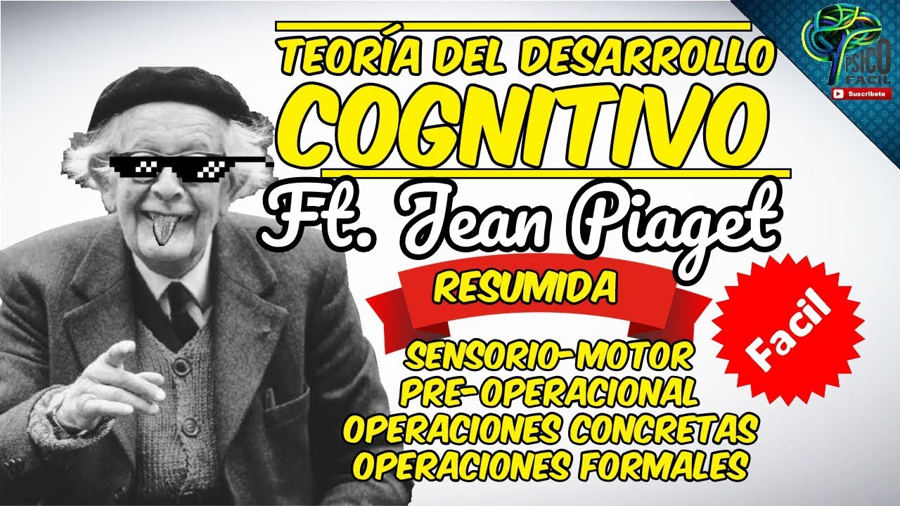 EL MEJOR RESUMEN DE LA TEORIA DE JEAN PIAGET!! 😍🧠 FACIL Y CON EJEMPLOS | 4 ESTADIOS DEL DESARROLLO