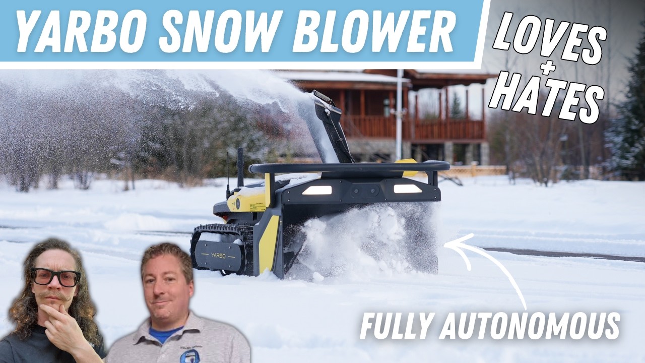 Running A Yarbo Autonomous Snowblower All Winter! Everything I Love & Hate