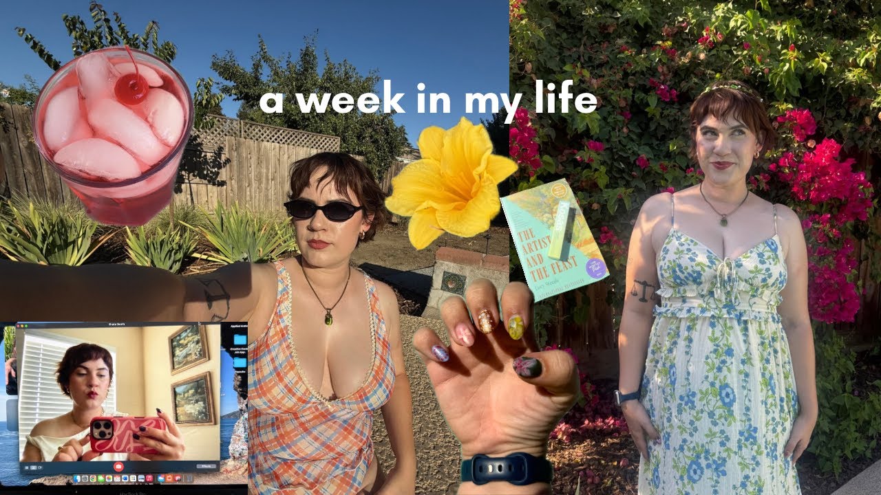 a week in my life: haircut, date night, hitting the gym, thrifting & a fairy surprise party! ✶⋆.˚