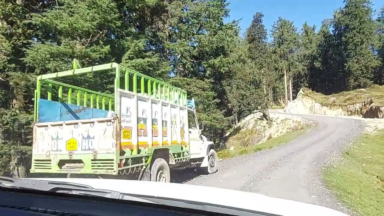 JANJEHLI TO SHIKARI DEVI TEMPLE ROAD MANDI HIMACHAL PRADESH