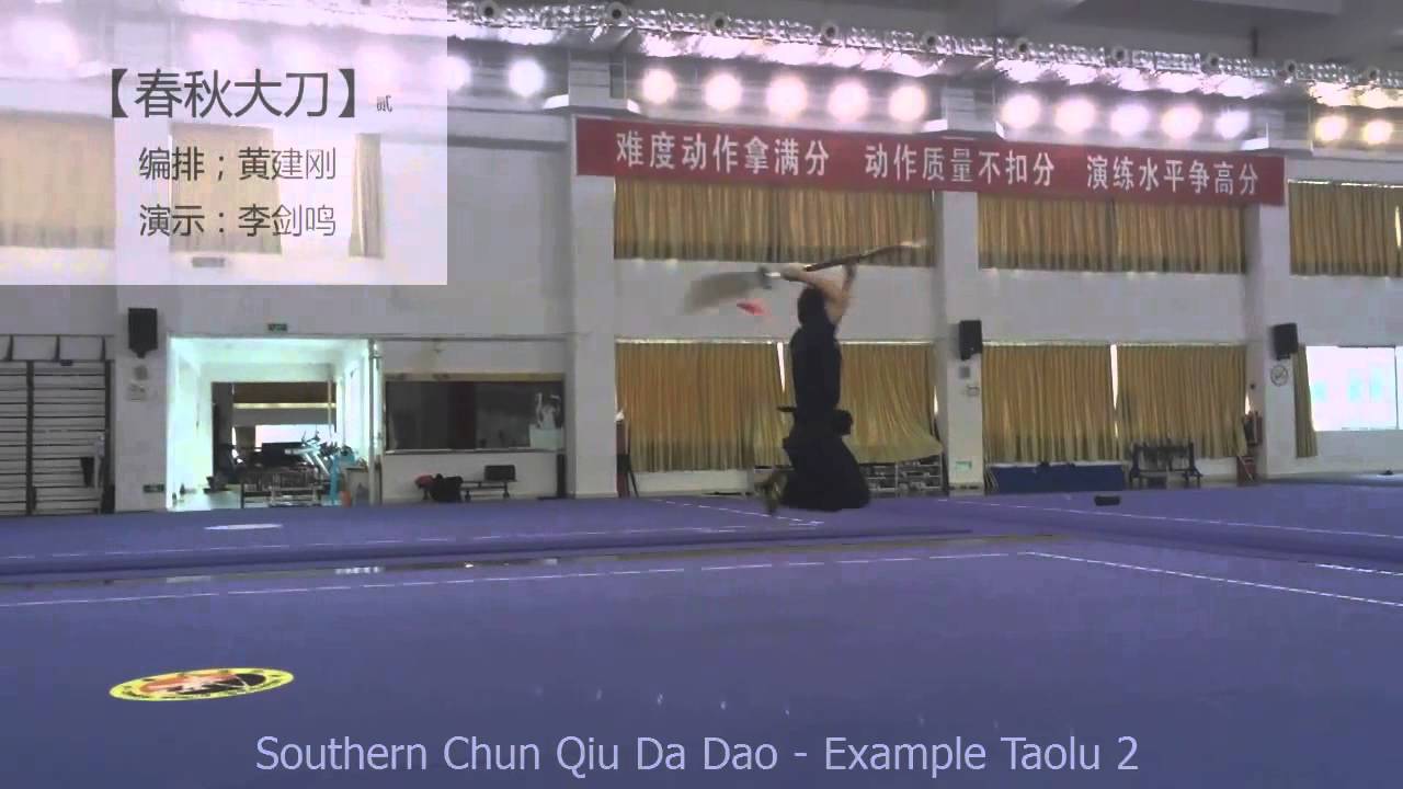Chun Qiu Da Dao - Example Southern Routines