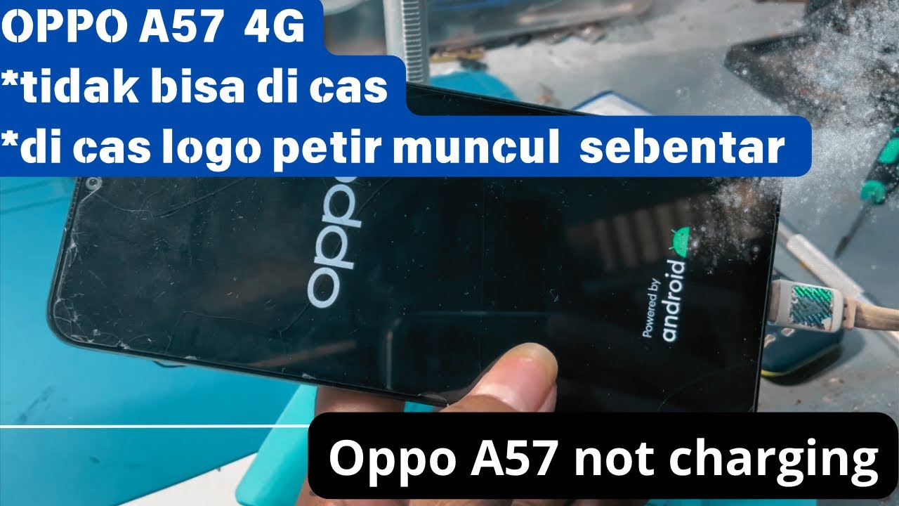 Oppo A57 tidak bisa di cas coba ini solusinya // HP oppo  di cas cuma masuk sebentar