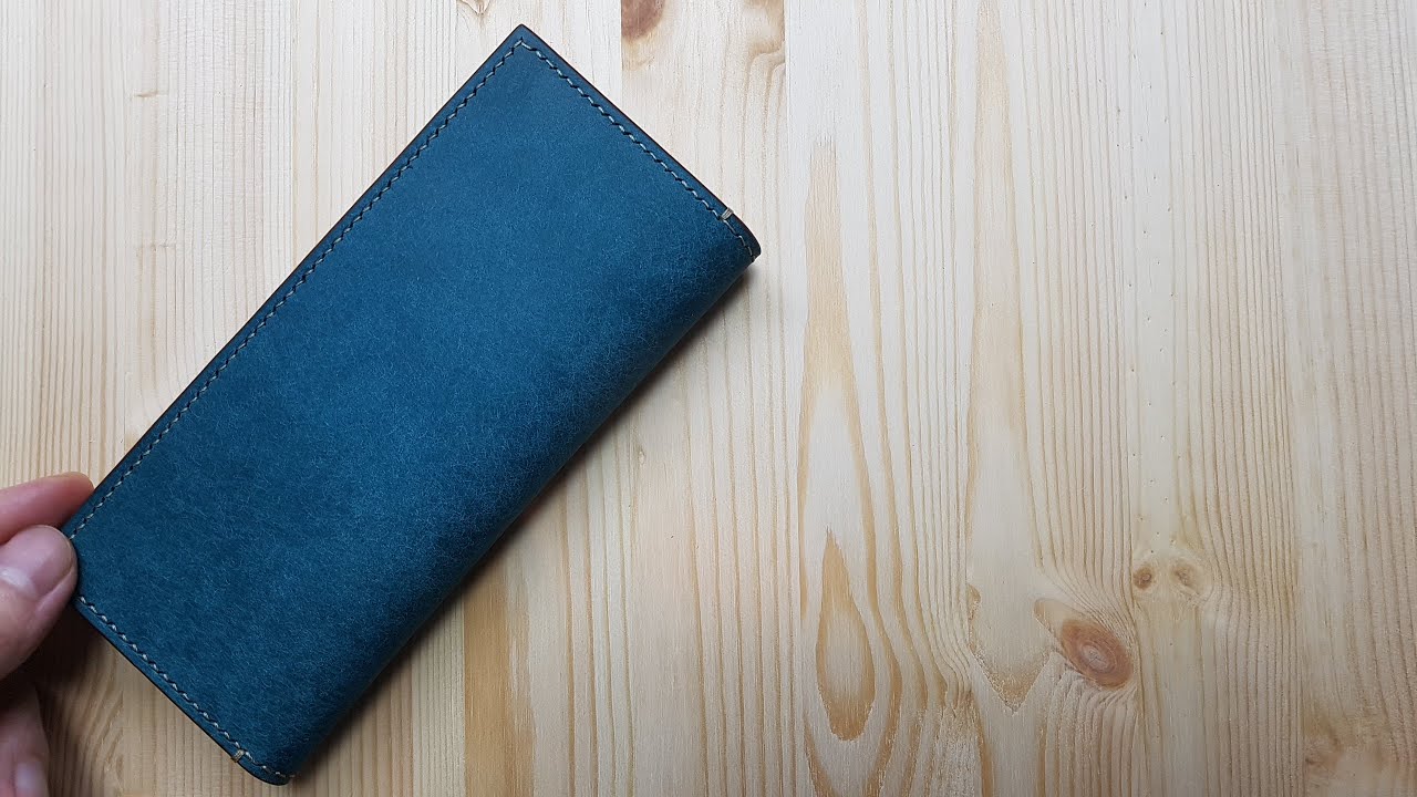 [가죽공예]슬림 장지갑 만들기 / [Leather craft]making a slim long wallet