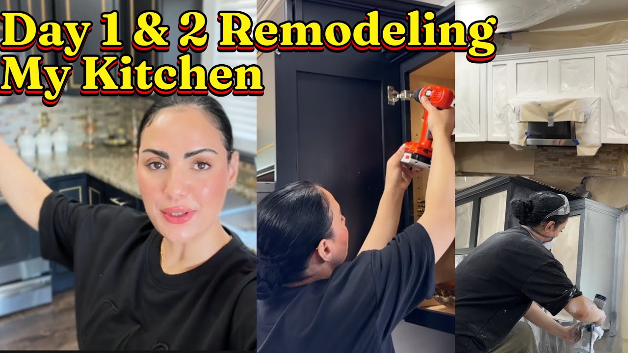 Day 1 & 2 Remodeling My Kitchen👍🏽