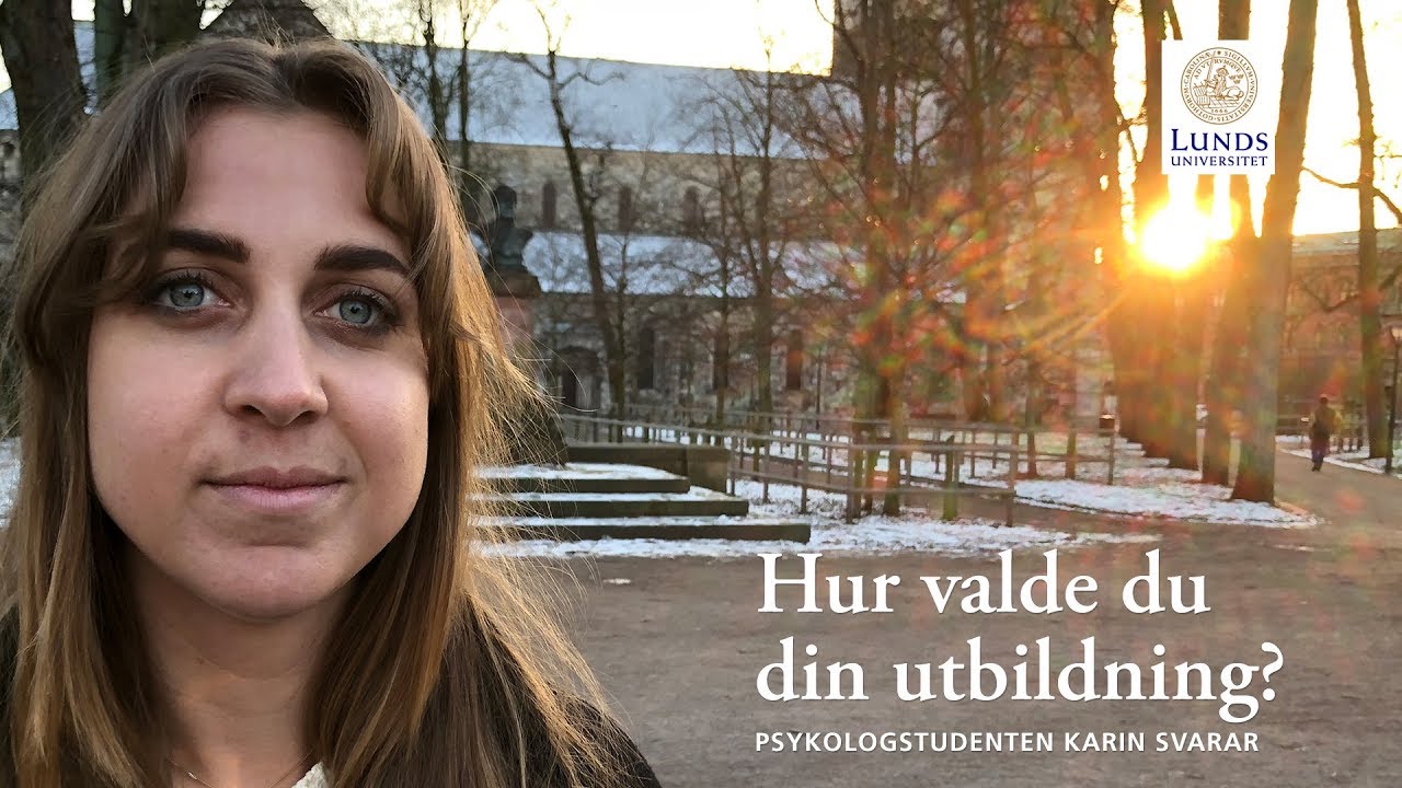 Psykologstudenten Karin: S&aring; valde jag min utbildning