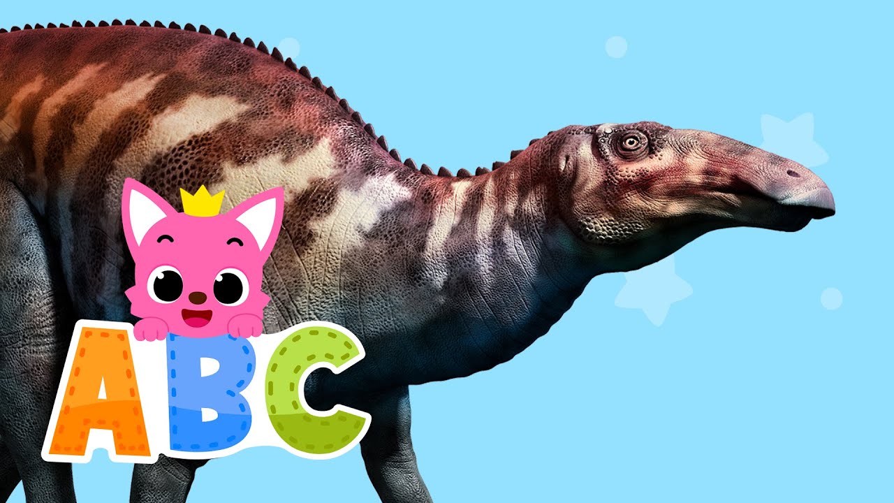 Learn ABCs with Pinkfong: Edmontosaurus, Barosaurus, Dsungaripterus | Dinosaurs | Learn ABC for kids