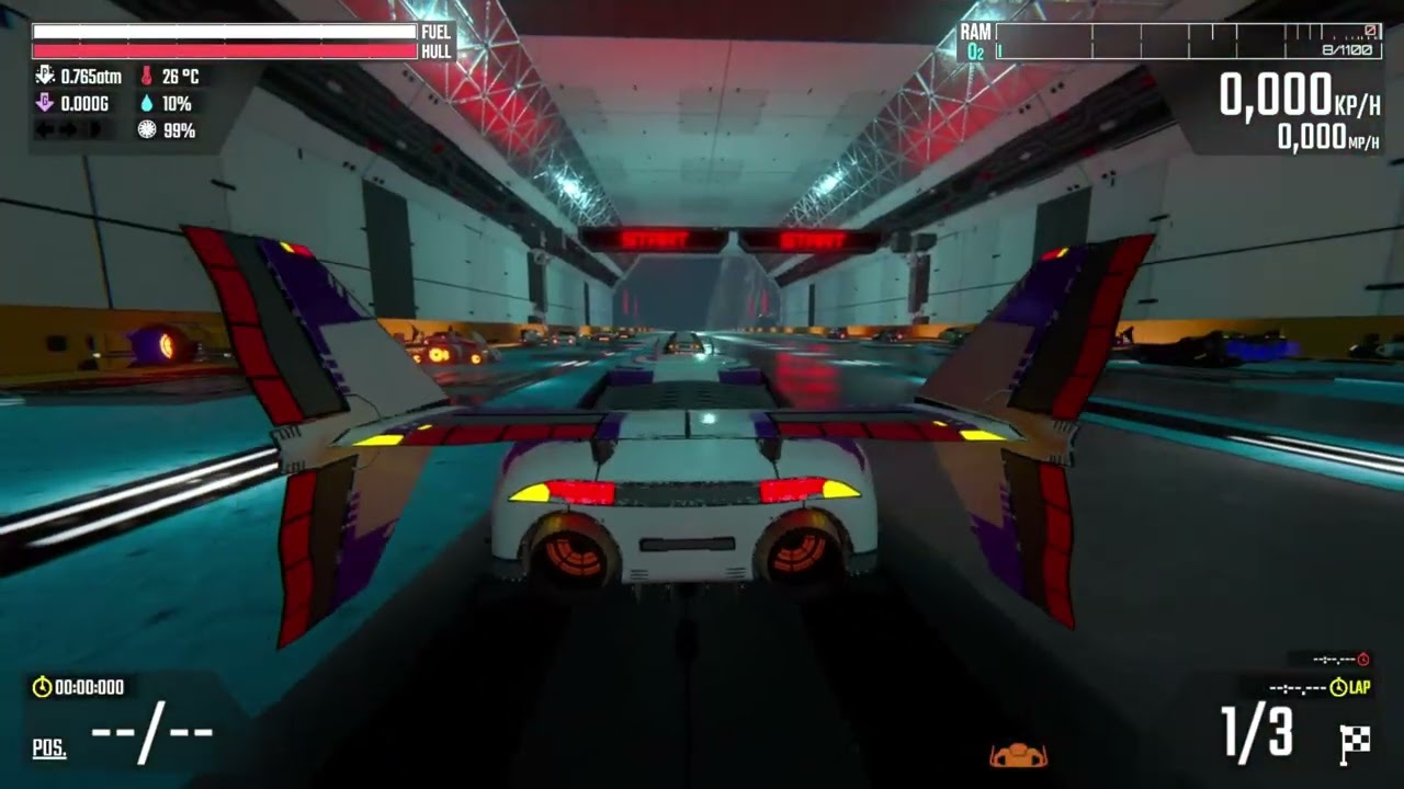 XF Extreme Formula (OuterCup) racing on Uranus