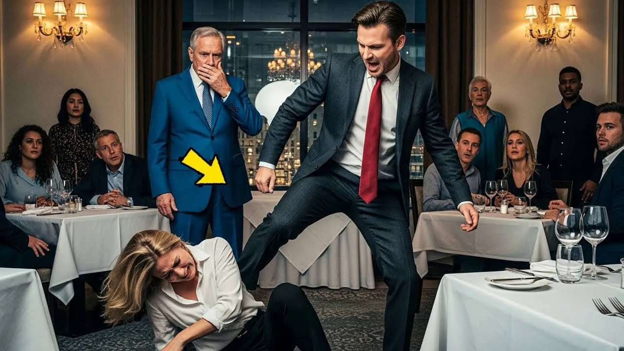 Bitte, treten Sie nicht… ich bin schon verletzt, flehte die Kellnerin—dann tat der geheime CEO DAS!