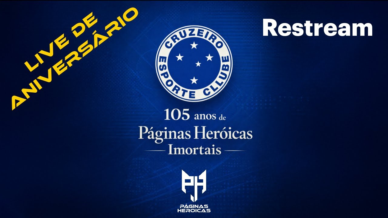 Páginas - Live de Aniversário do Cruzeiro
