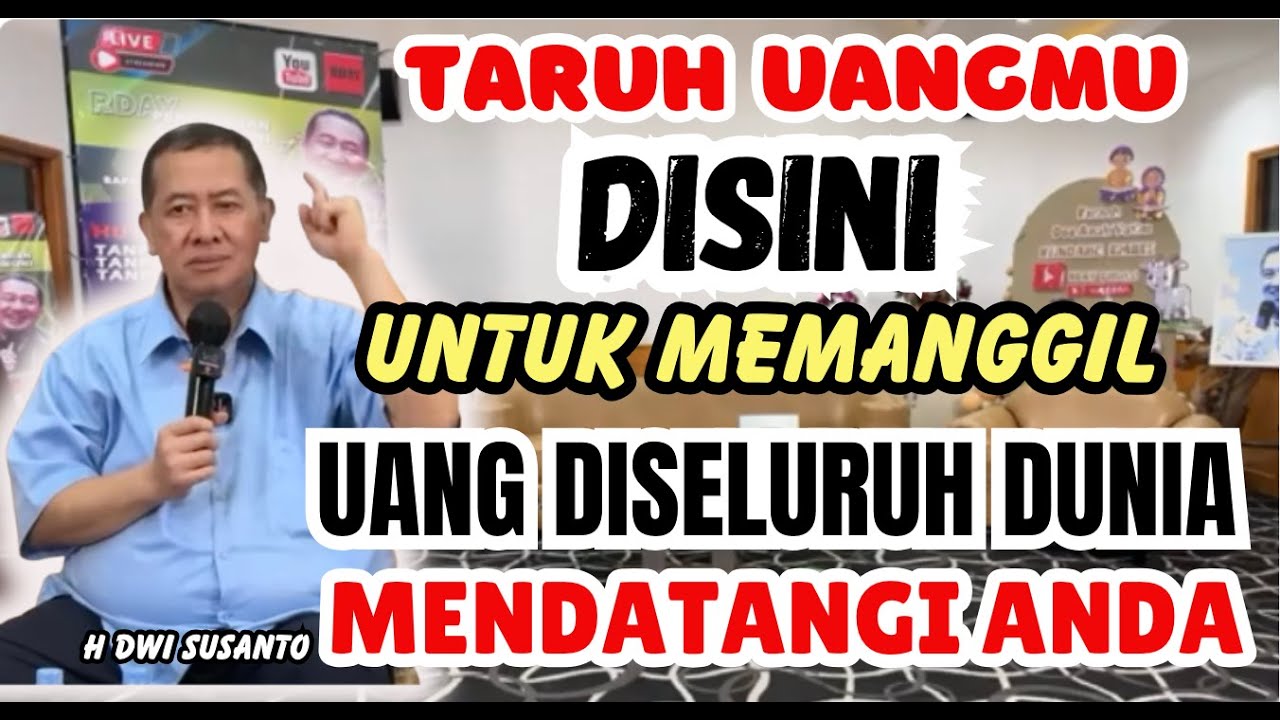TARUH UANGMU DITEMPAT INI UNTUK MEMANGGIL UANG YANG LAIN