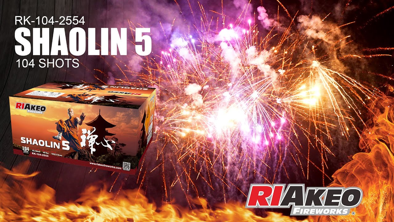 SHAOLIN 5 ► RK-104-2554 ► RIAKEO FIREWORKS