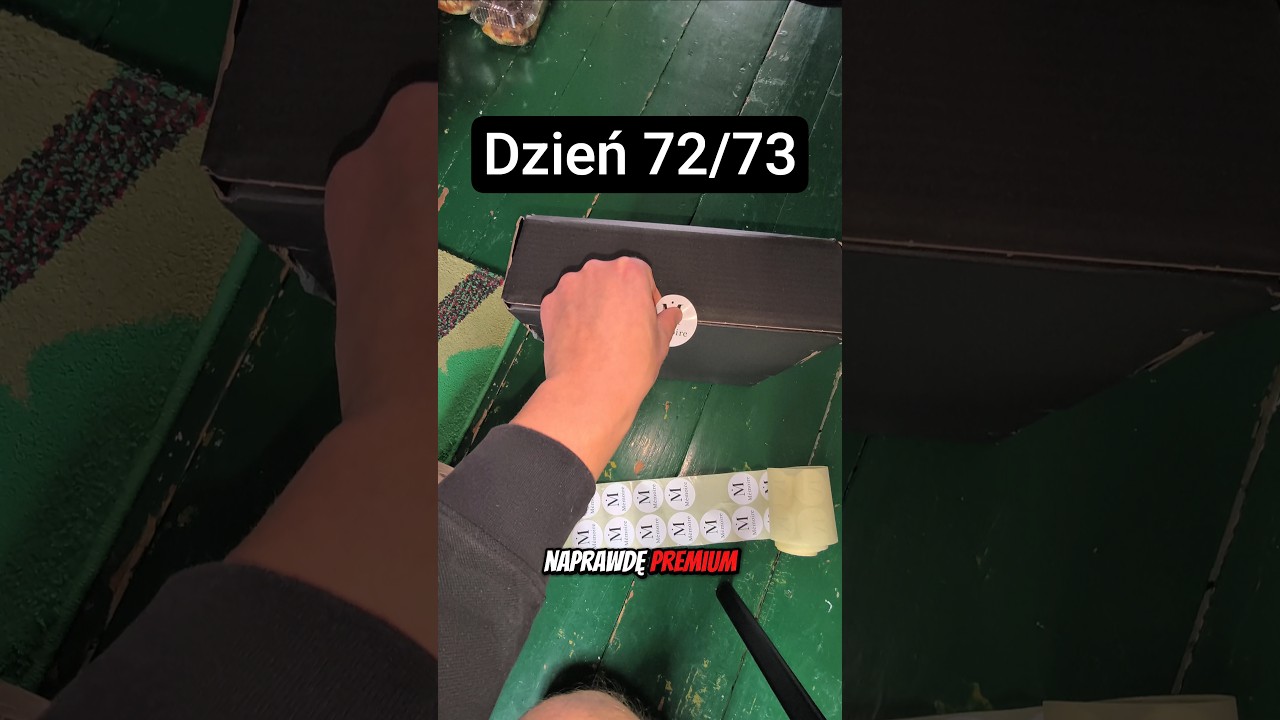 Prawie zniszczyłem sw&oacute;j produkt przez jedno opakowanie&hellip; I DZIEŃ 72/73