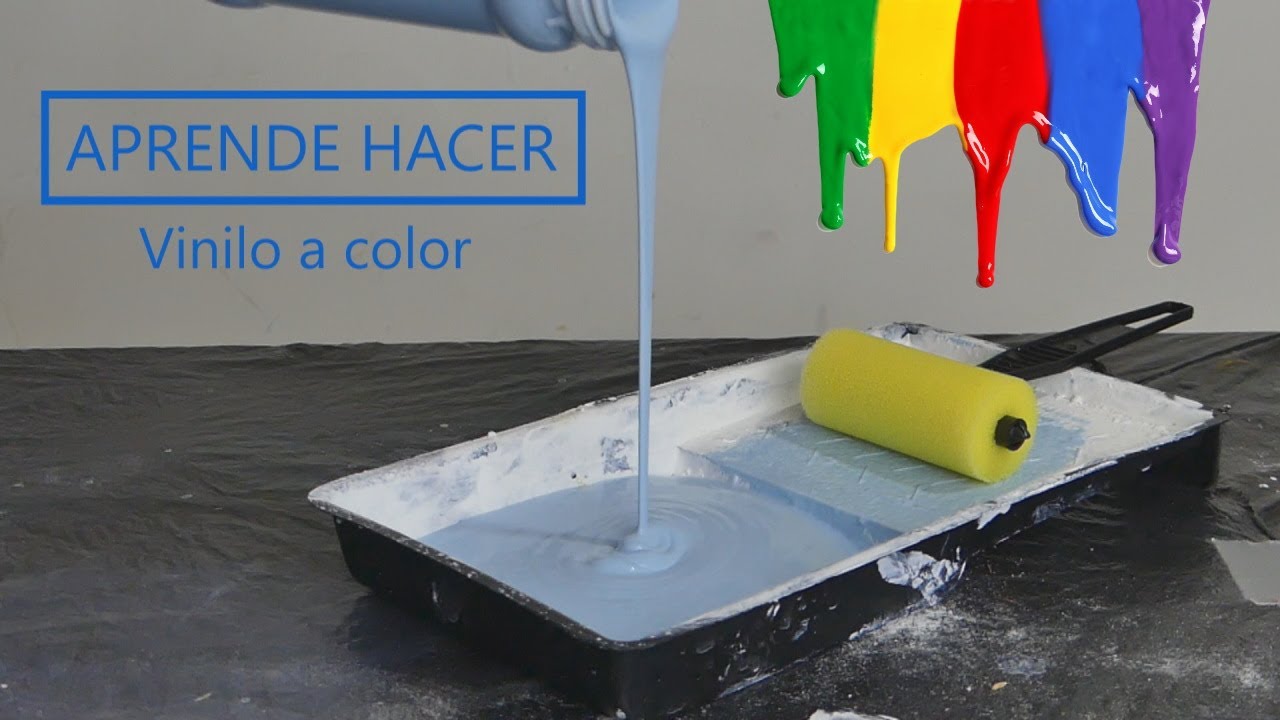 Pintura Vinilo de colores, fácil y económico!
