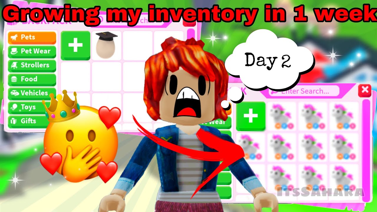 Growing my inventory in 1 week *NOOB TO PRO* | day 2 | ItsSahara