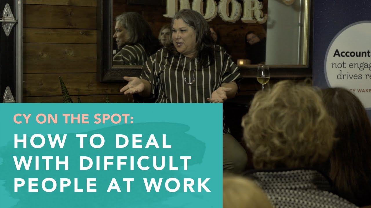 How to Deal with Difficult People at Work