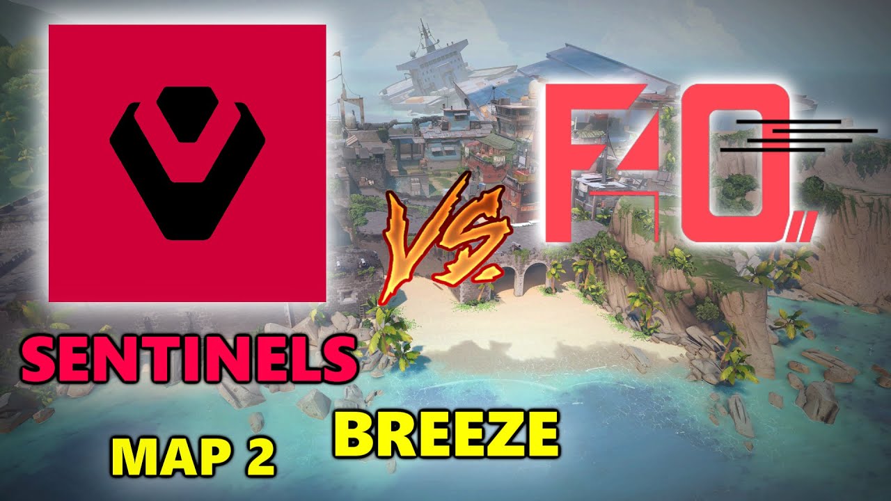 SENTINELS vs F4Q - VALORANT MASTERS BERLIN - MAP 2 BREEZE - 2021.09.13