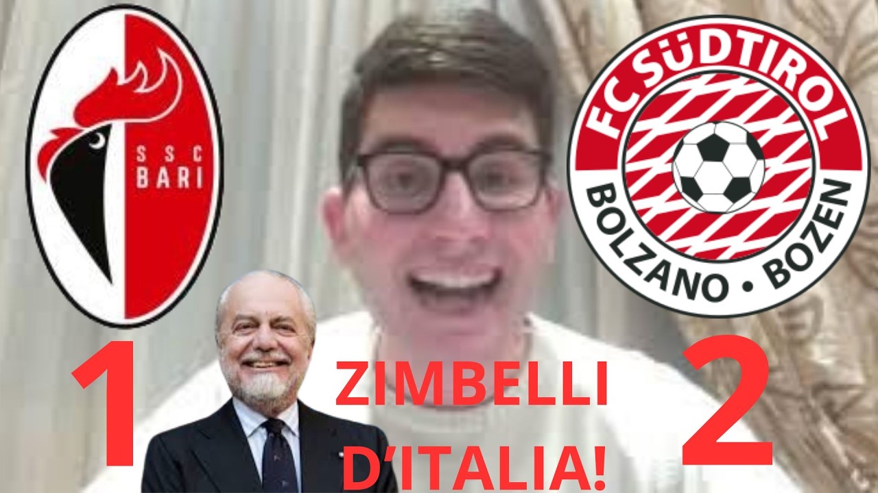 BARI SUDTIROL 1-2: ZIMBELLI d'ITALIA, C PROGRAMMATA!?
