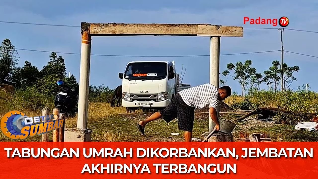 Demi Akses dan Keselamatan, Warga Bangun Jembatan dari Dana Swadaya