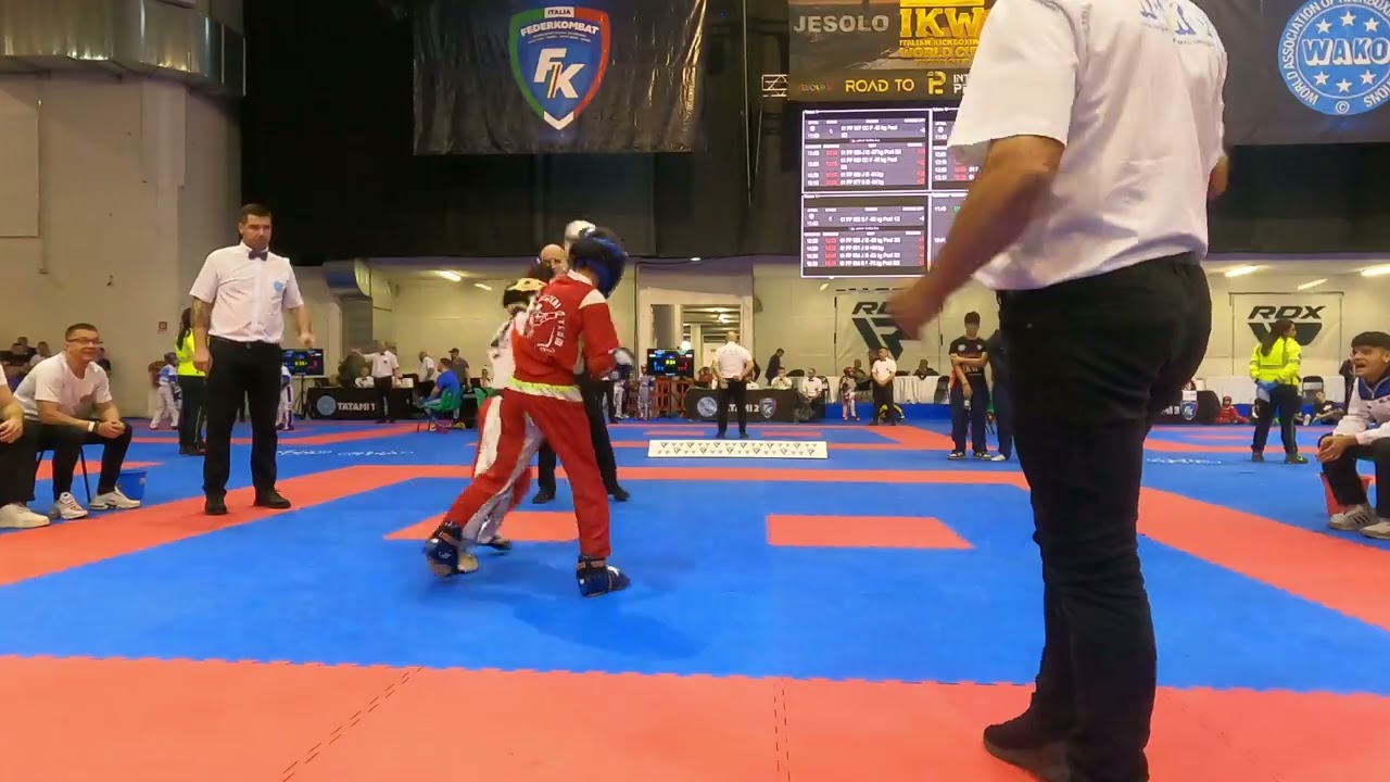 ITALIAN KICKBOXING WORLD CUP...VALERIO 🥊👊POINTFIGHTING and KICK LIGHT 🥇🥇🥇 @WAKOKickboxing