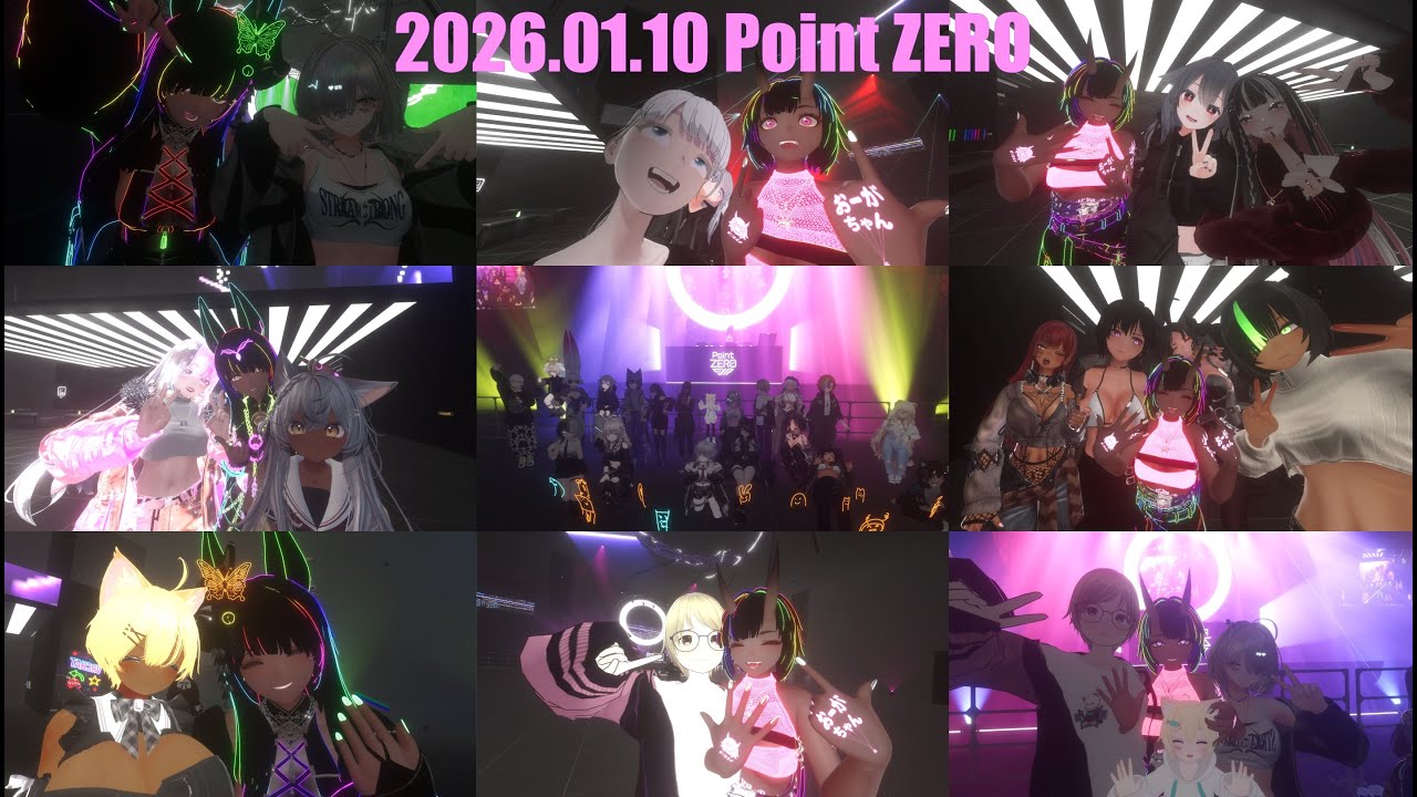 VRDJ streaming 2026.01.10 / Point ZERO / Tech House x Techno Set
