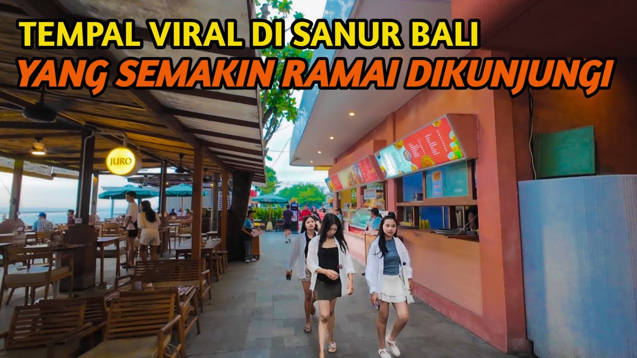 Tempat Viral di Pantai Sanur Bali Semakin Ramai di Kunjungi