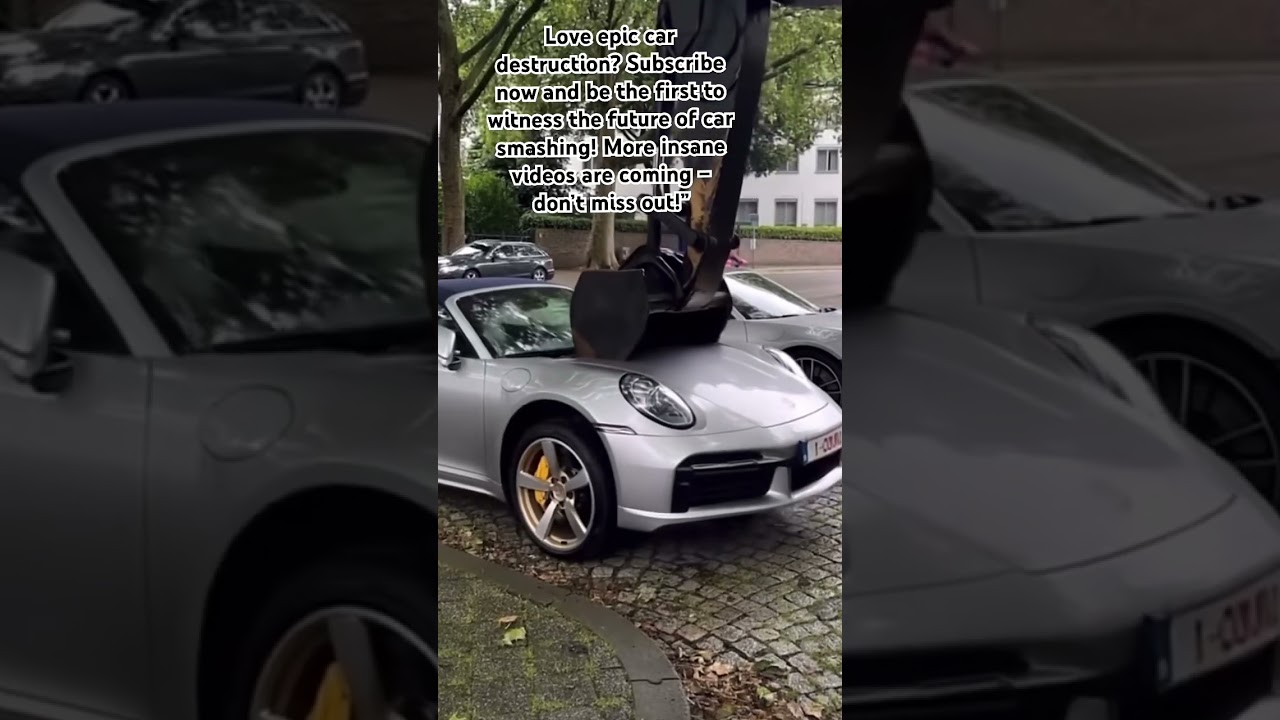 Love epic car destruction? #CarDestruction #SupercarCrash #CarSmash #PorscheCrash #luxury #car #new