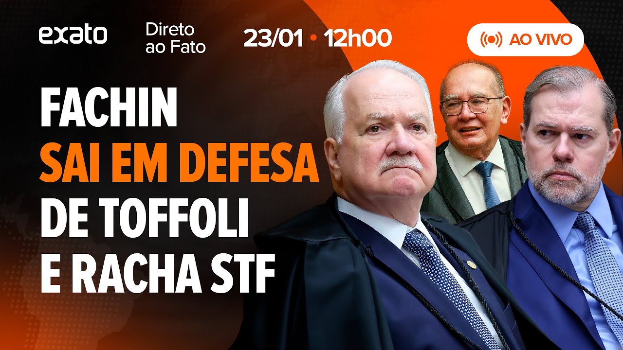 Master: Fachin sai em defesa de Toffoli; Gilmar Mendes elogia PGR por 
