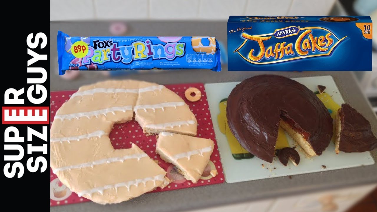 Giant Jaffa Cake & Giant Party Ring | Super Size Guys