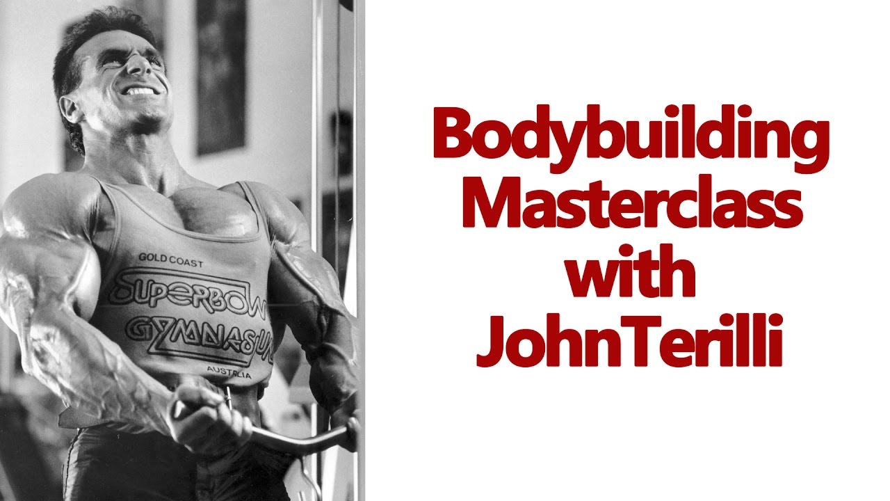 How to bodybuild like a pro? Bodybuilding Training Masterclass - With John Terilli