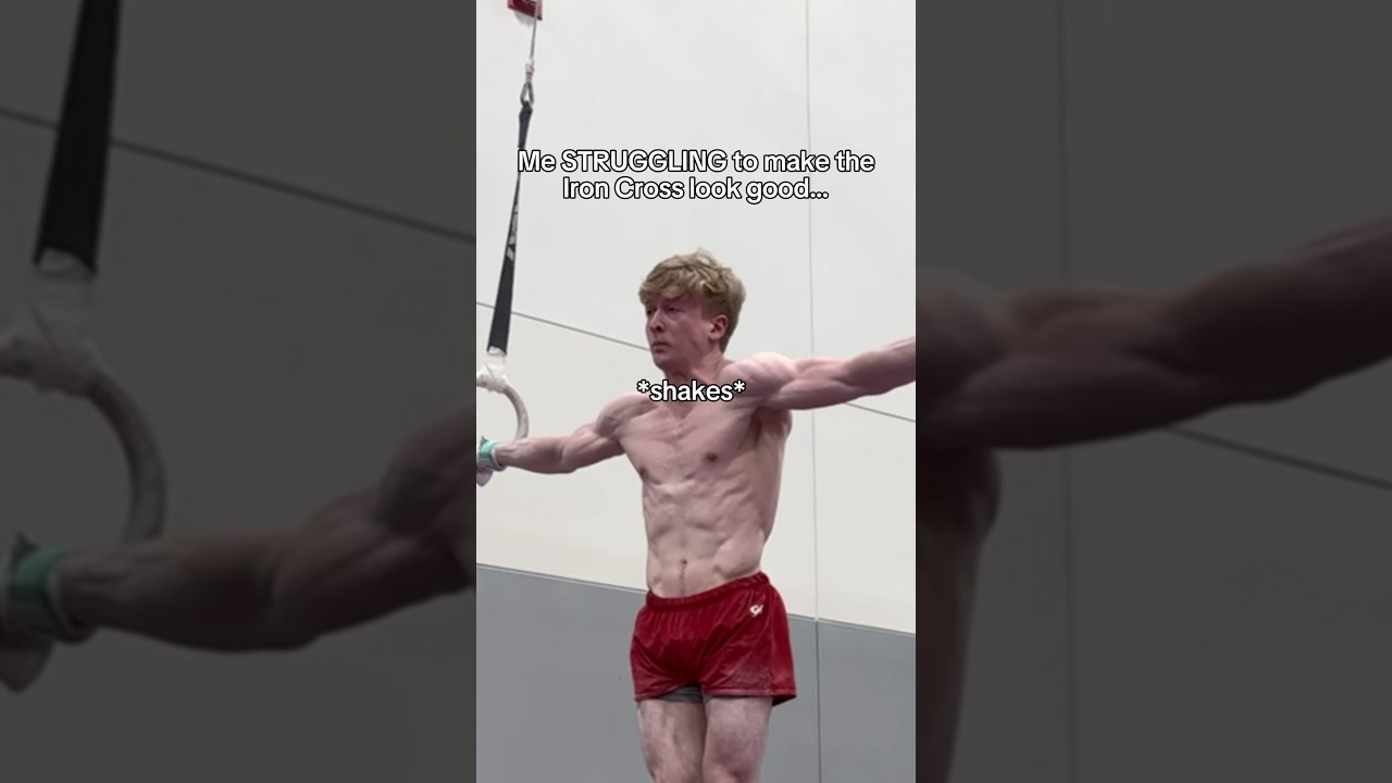 Iron Cross? Nah&hellip; Iron Crisis 🤦&zwj;♂️💀 #gymnastics #calisthenics #rings #strength #skill #olympics