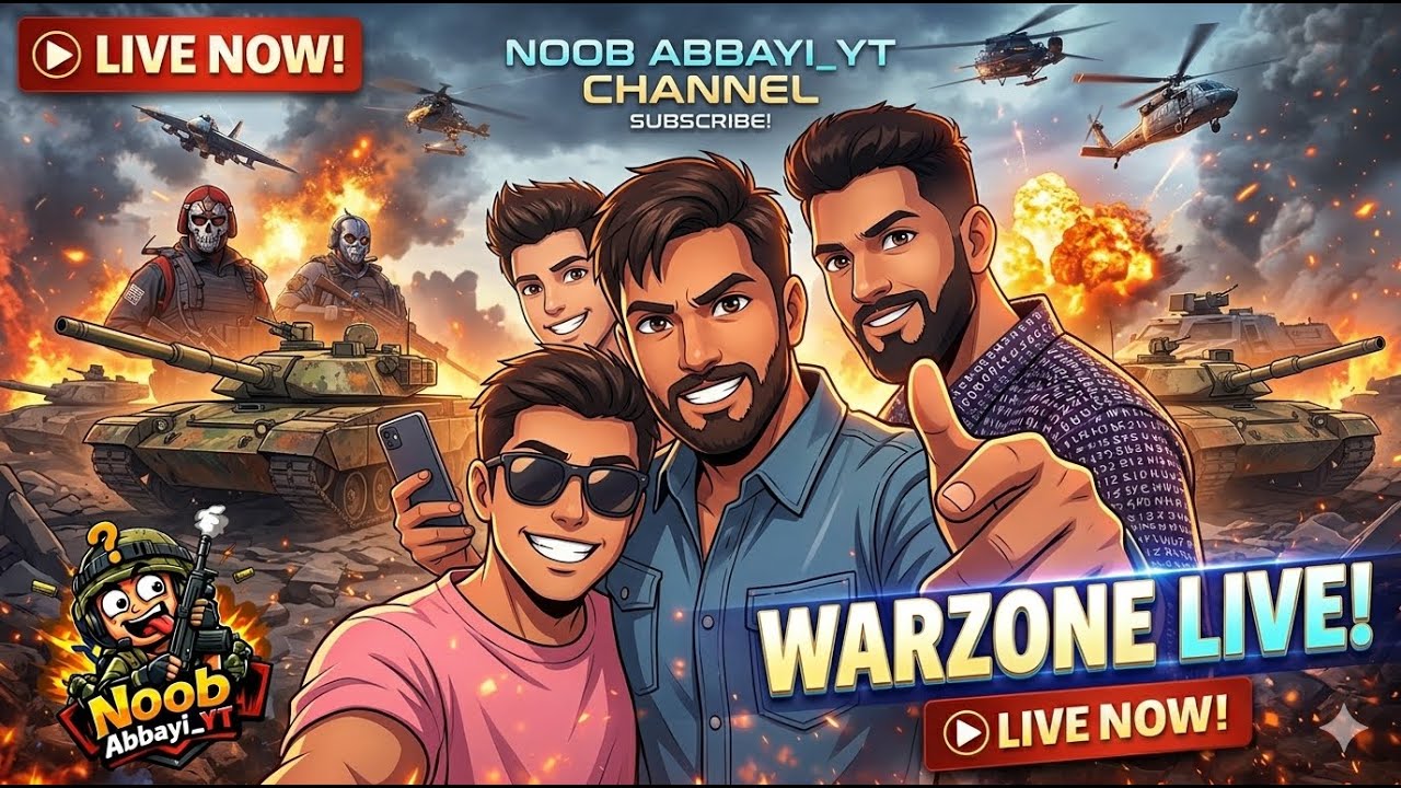 🔴 LIVE NOW | Noob Squad vs Pro Players 😱🔥NoobAbbayi_YT
#LiveGaming #CODMRanked #TeluguLive