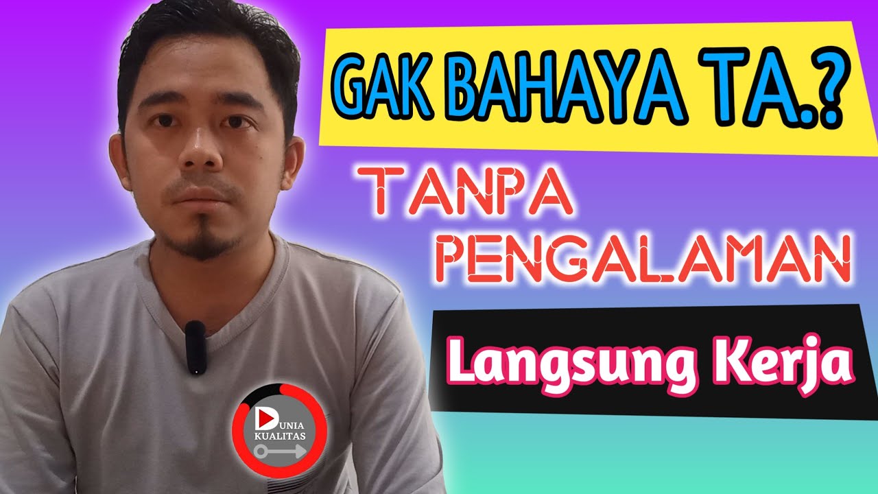 Apakah Quality Control Tanpa Pengalaman Akan Diajari atau Pelatihan (Training) Dulu.?
