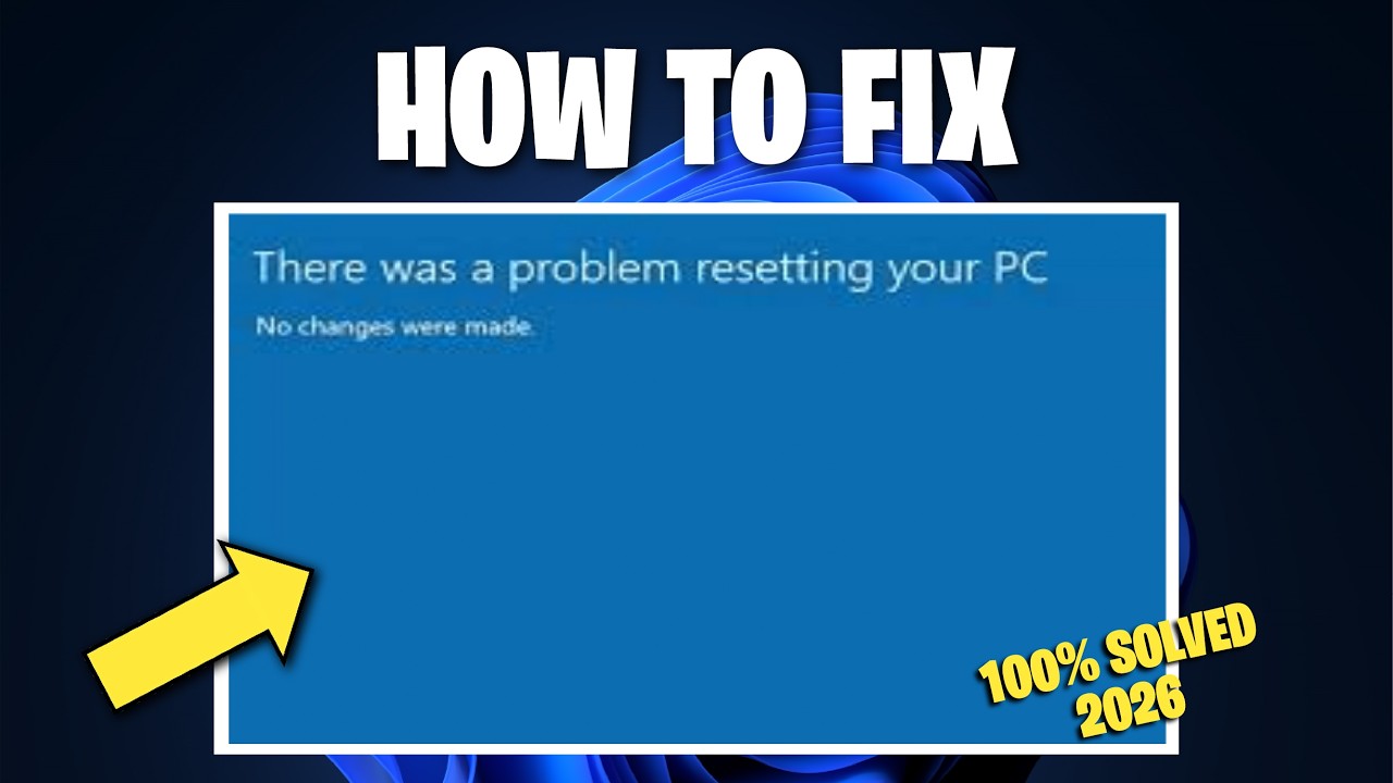 There Was a Problem Resetting Your PC Windows 11 Fix (Easy Guide)