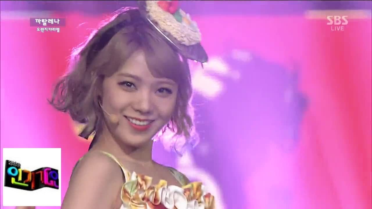 [Orange Caramel] - Катаррена @ Популярная песня Inkigayo 140406