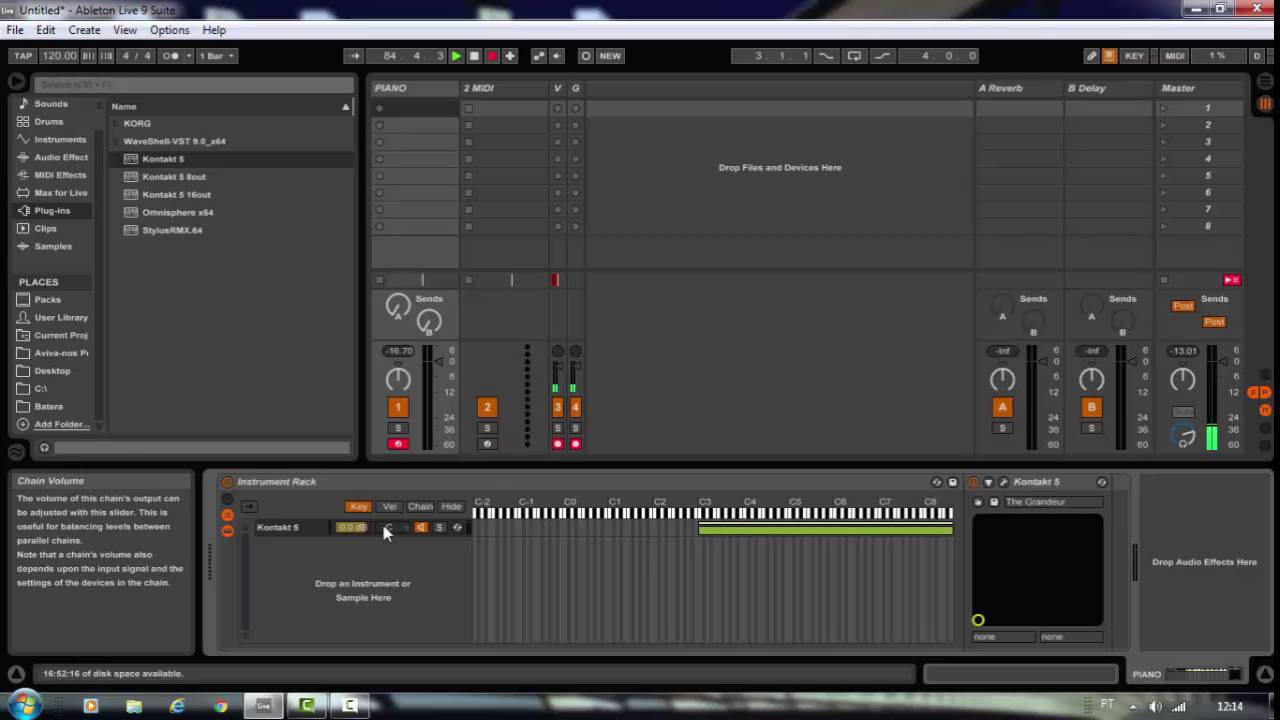 Ableton Live - Split e Velocity