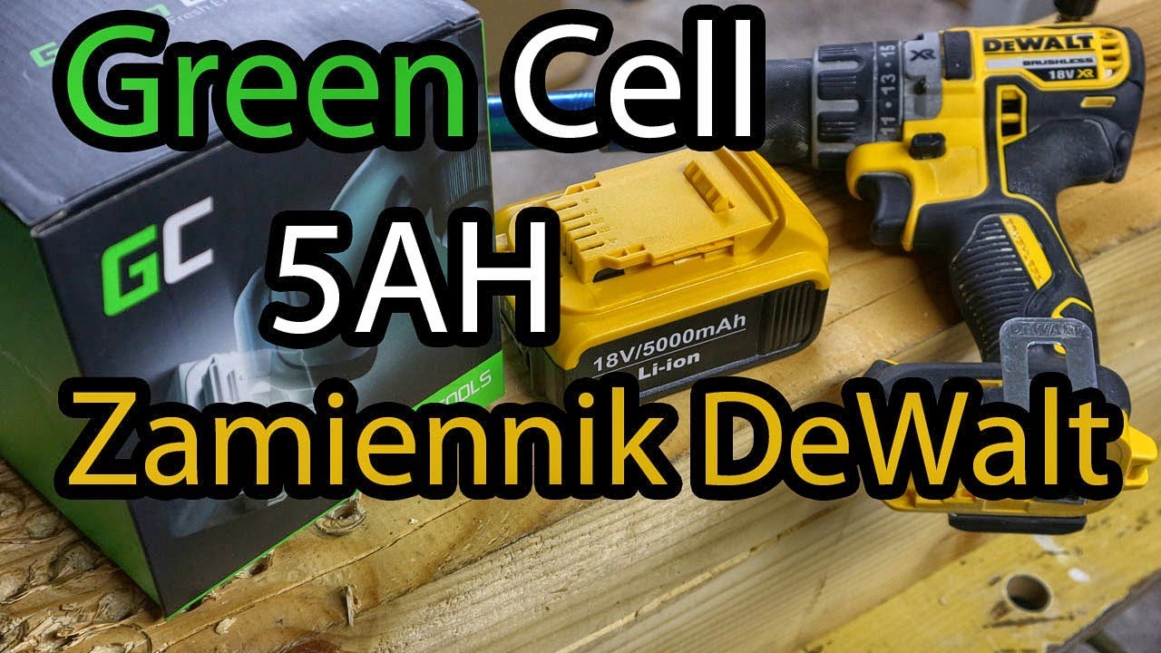 DeWalt 5AH zamiennik Green Cell - Test akumulatora