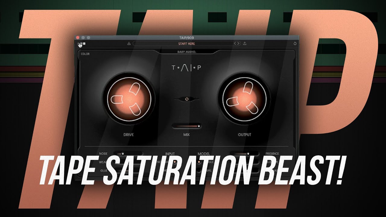 TAIP - the new tape saturation plugin BEAST!