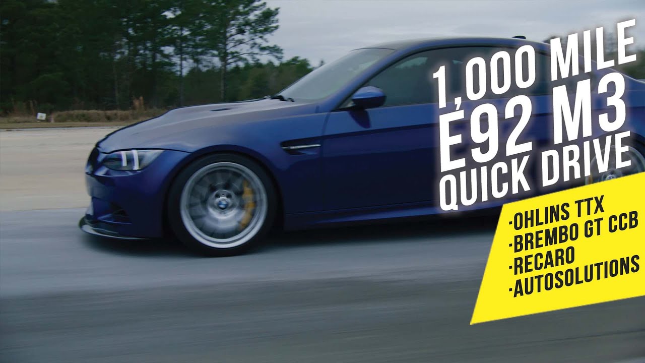 Quick Drive Impressions in my 1,000 Mile E92 M3!