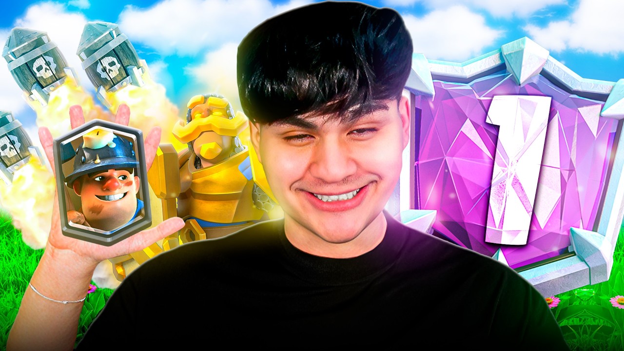 30 MINUTOS AMASSANDO COM MINEIRO CONTROLE NO TOP GLOBAL DO CLASH ROYALE 🌎🏆