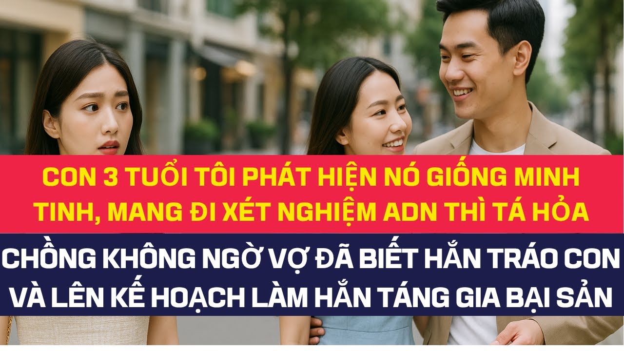Con c&agrave;ng lớn c&agrave;ng giống minh tinh, t&ocirc;i l&eacute;n đi x&eacute;t nghiệm ADN v&agrave; t&aacute; hỏa khi biết sự thật ph&iacute;a sau
