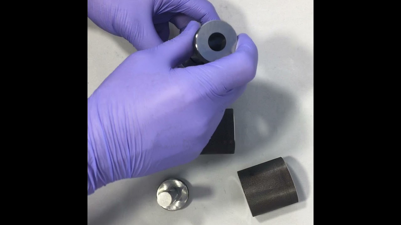 Annular Pellet Press Die Set for Ring Shaped Pellets