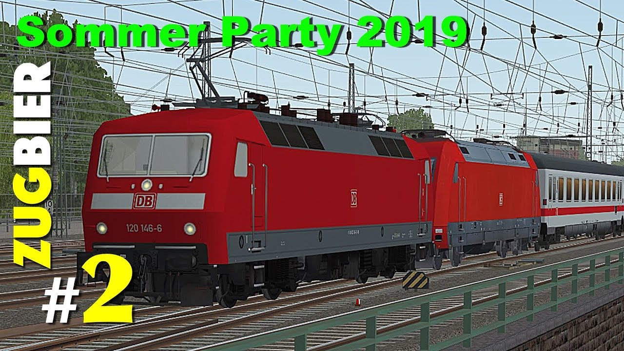 #ZugBier Sommerparty 2019 | Teil 2 | ZuSi BR120 - Düsseldorf nach Köln
