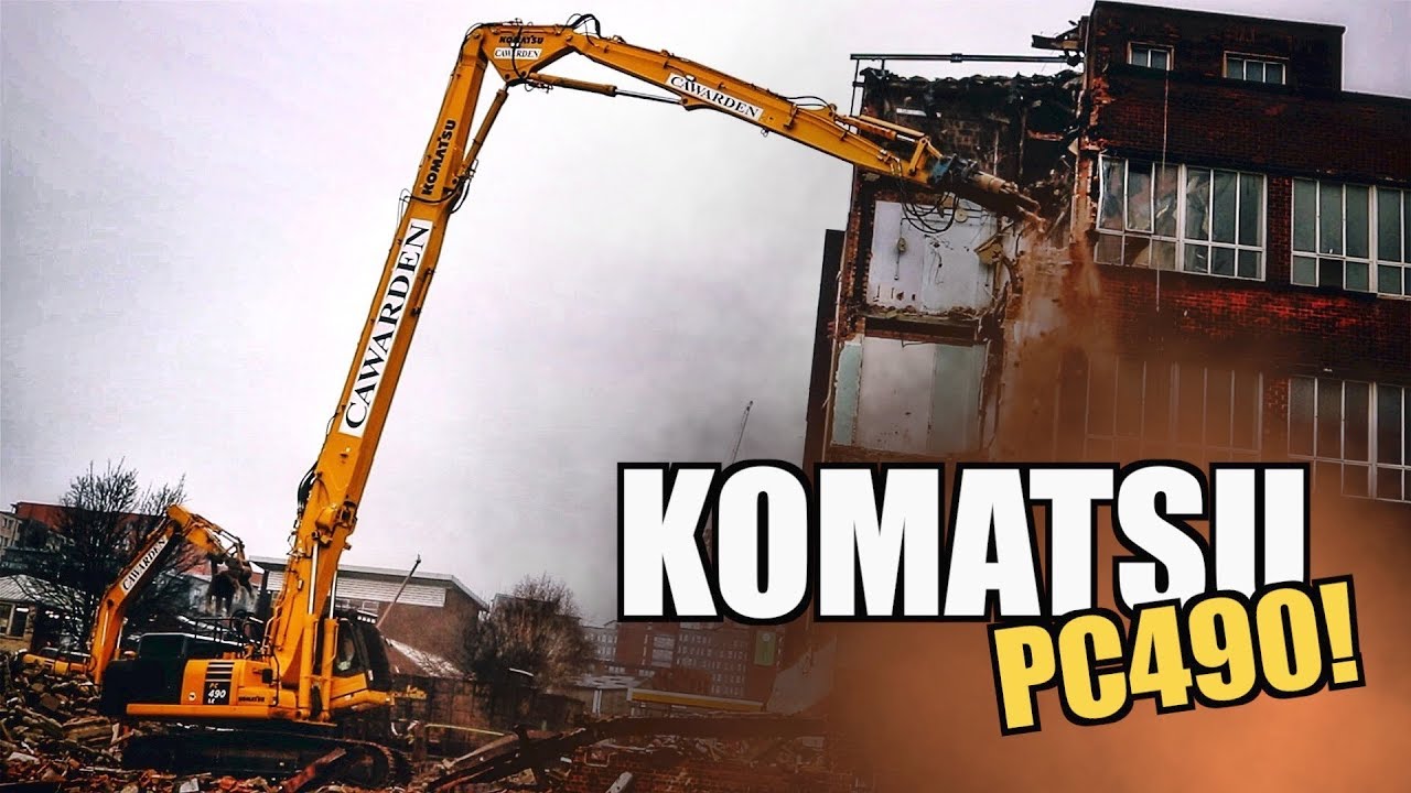 KOMATSU PC490 High Reach! (DEMOLITION)