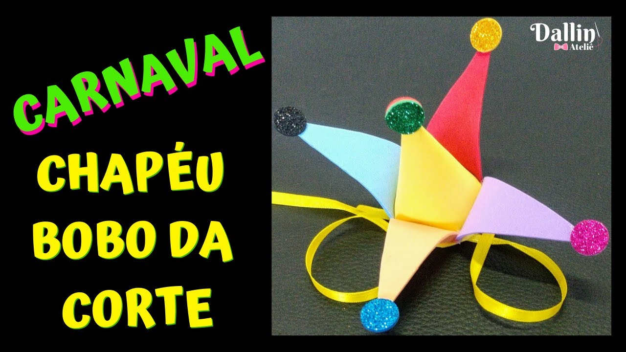 Chapéu Bobo da Corte para PET 🐾 Sem uso de Facas | Carnaval | Fácil