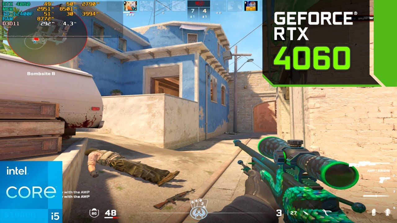 Counter-strike 2 : RTX 4060 8GB + i5-12400F
