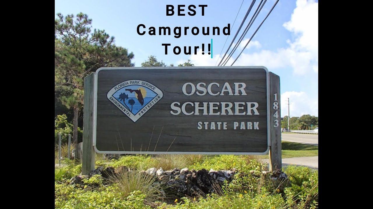 Oscar Scherer State Park Florida BEST Full Review & Campground Walk Thru Campsite Tour of ALL Sites!