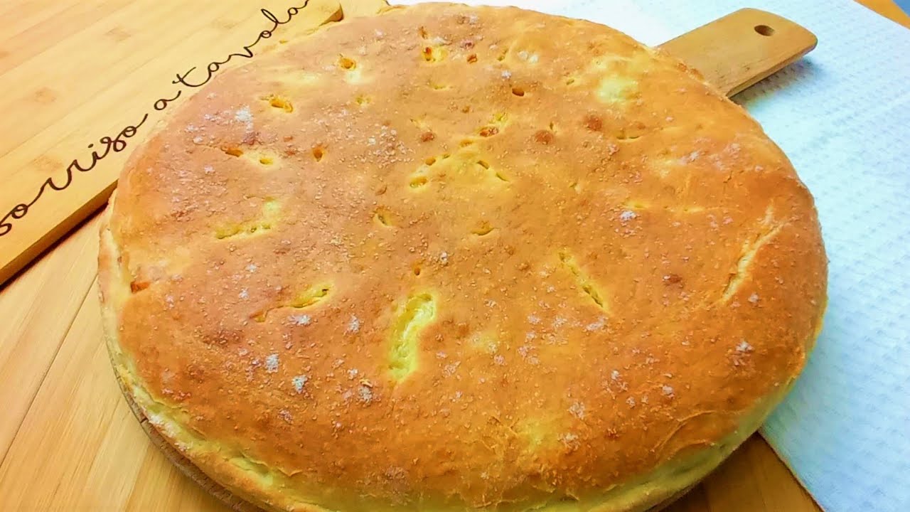 FOCACCIA FARCITA SOFFICE E GUSTOSA - FOCACCIA MORBIDA RIPIENA - ricetta facile - senza impastare