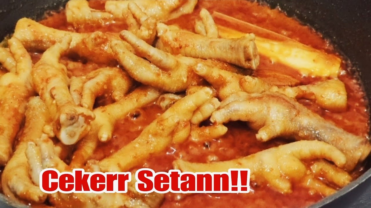 Empuk Gurih Pedas Nampol!! Resep CEKER AYAM  bikin KETAGIHAN😋
