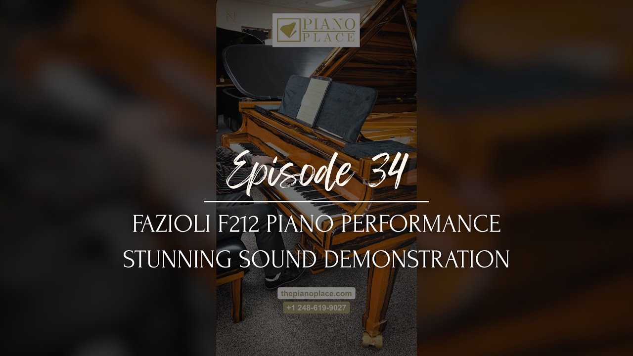 Fazioli F212 Piano Performance - Stunning Sound Demonstration